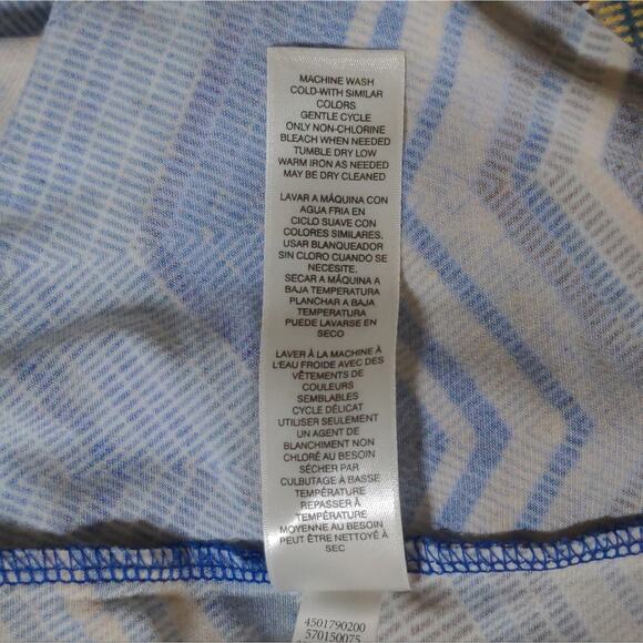 Chico’s Chevron Print Top / Blouse - Size 2 - GUC - Picture 8 of 10